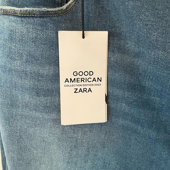 NWT Good American Classic Boot Cut High-Rise Slim Fit Jeans. Plus size 26/58 - Picture 3 of 7